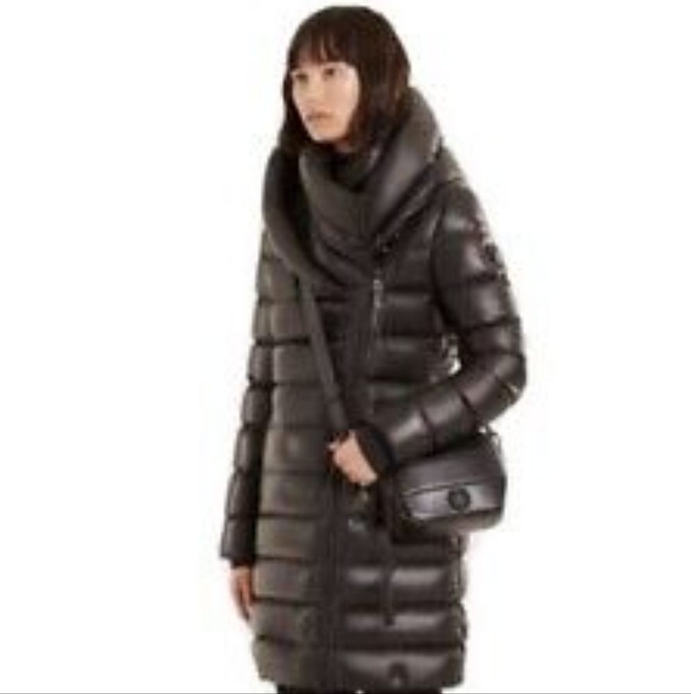 RUDSAK Iris small Black Leather Jacket Coat with Hood - New with tags - $1325